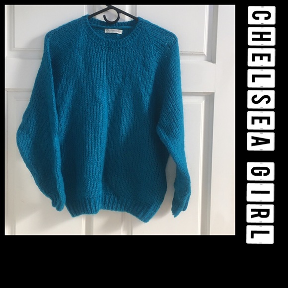 Vntg 1985 Chelsea Girl Wool Sweater - Picture 1 of 12